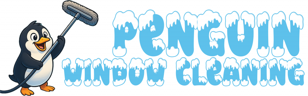 logo penguin light blue